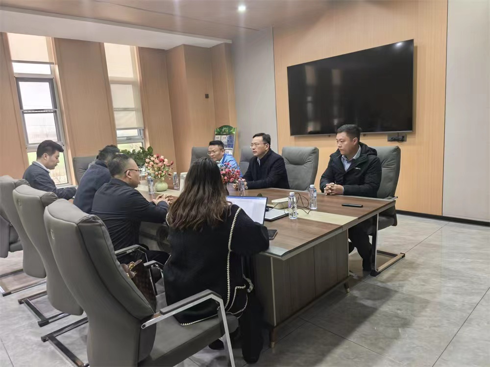 Hi-Speed ​​New Energy Group kom til Sincere for et besøk og utveksling